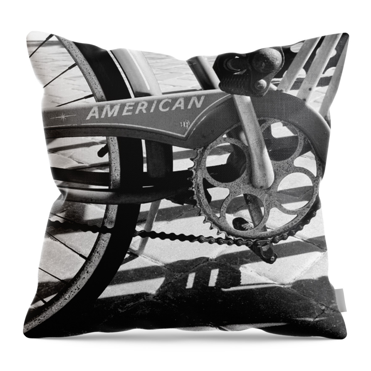 Photo For Sale Throw Pillow featuring the photograph Bike Chain by Robert Wilder Jr