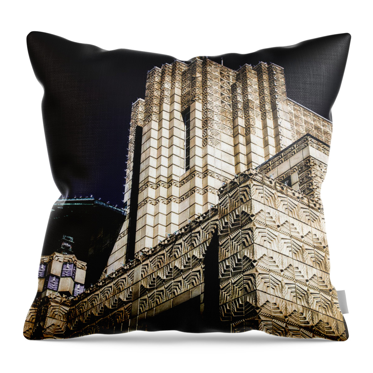 Phoenix Throw Pillow featuring the photograph Biltmore Beauty by Mark David Gerson