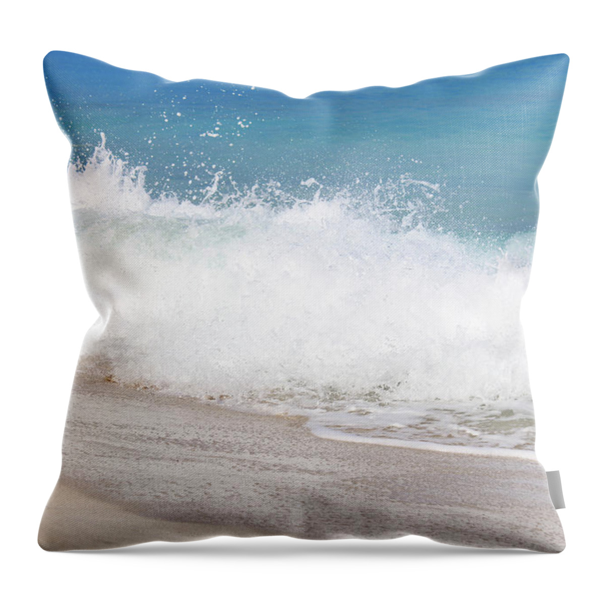 Wave Throw Pillow featuring the photograph Bimini Wave Sequence 4 by Samantha Delory