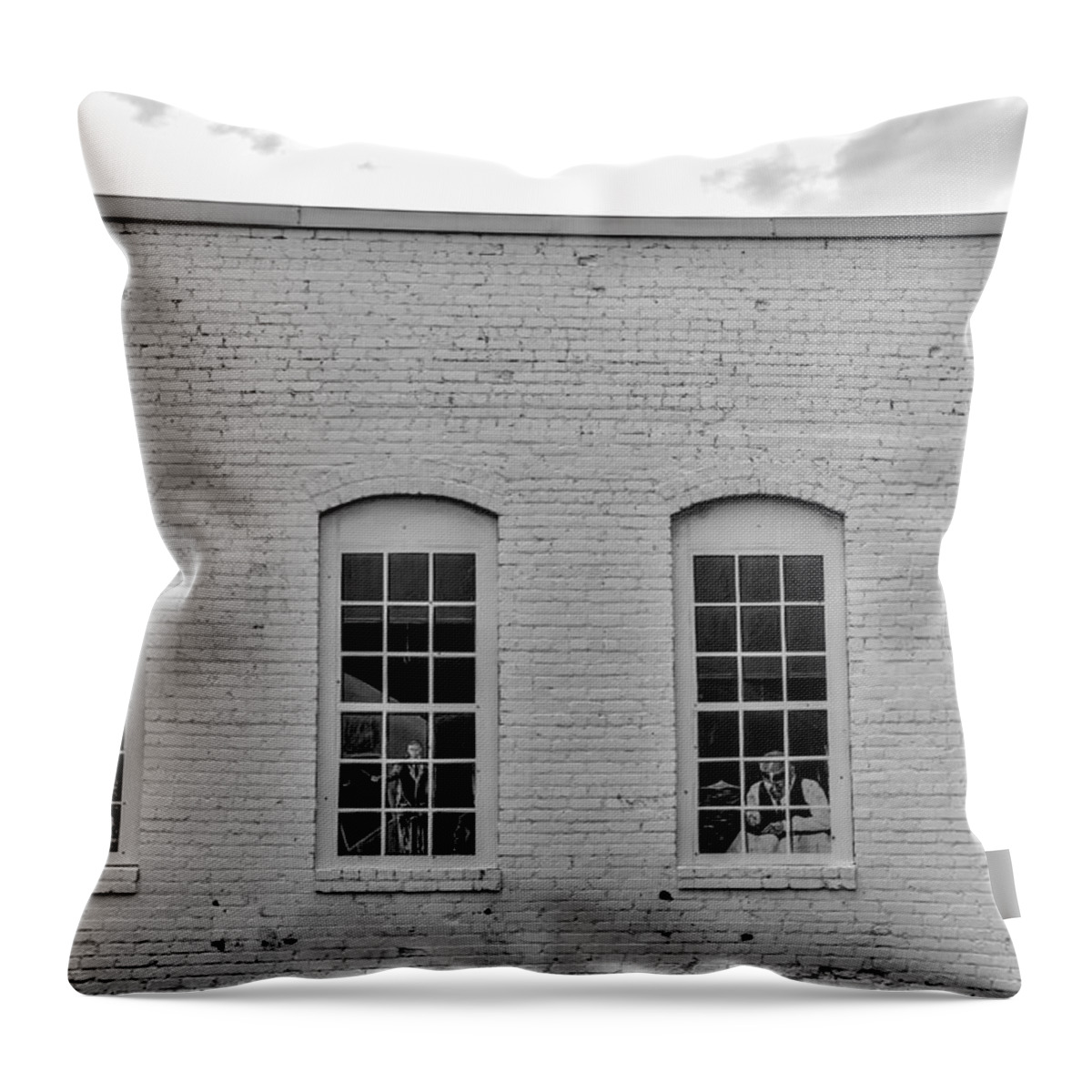 Black And White Throw Pillow featuring the photograph Black and White 42 by Jimmy McDonald