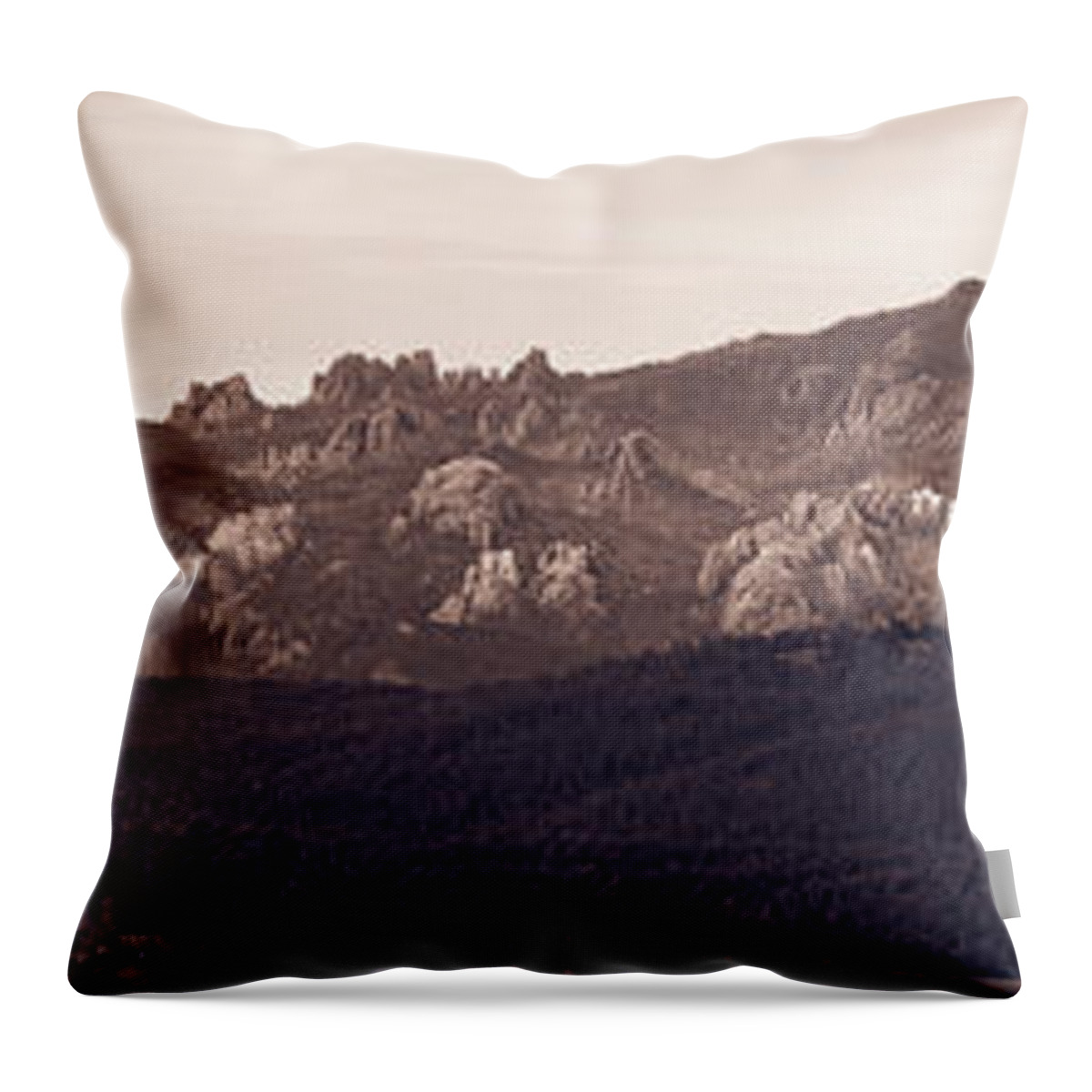 Black Elk Peak Throw Pillow featuring the photograph Black Elk Peak by Greni Graph