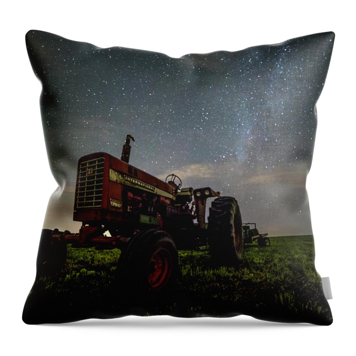 Night Throw Pillow featuring the photograph Black Moon by Aaron J Groen