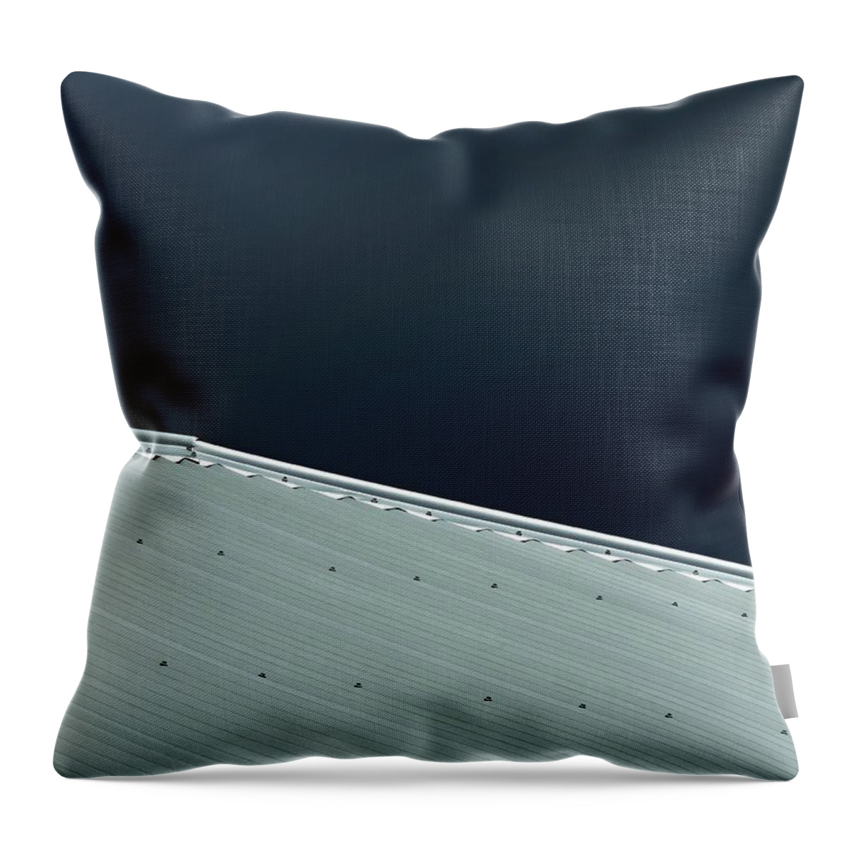 Minimalist Throw Pillow featuring the photograph Black Sky by Denise Clark