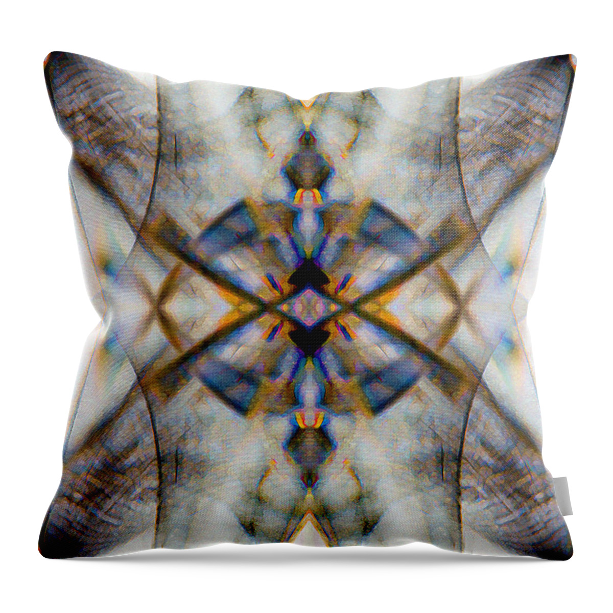 Digital Throw Pillow featuring the digital art Blanket_0016 by Alex W McDonell