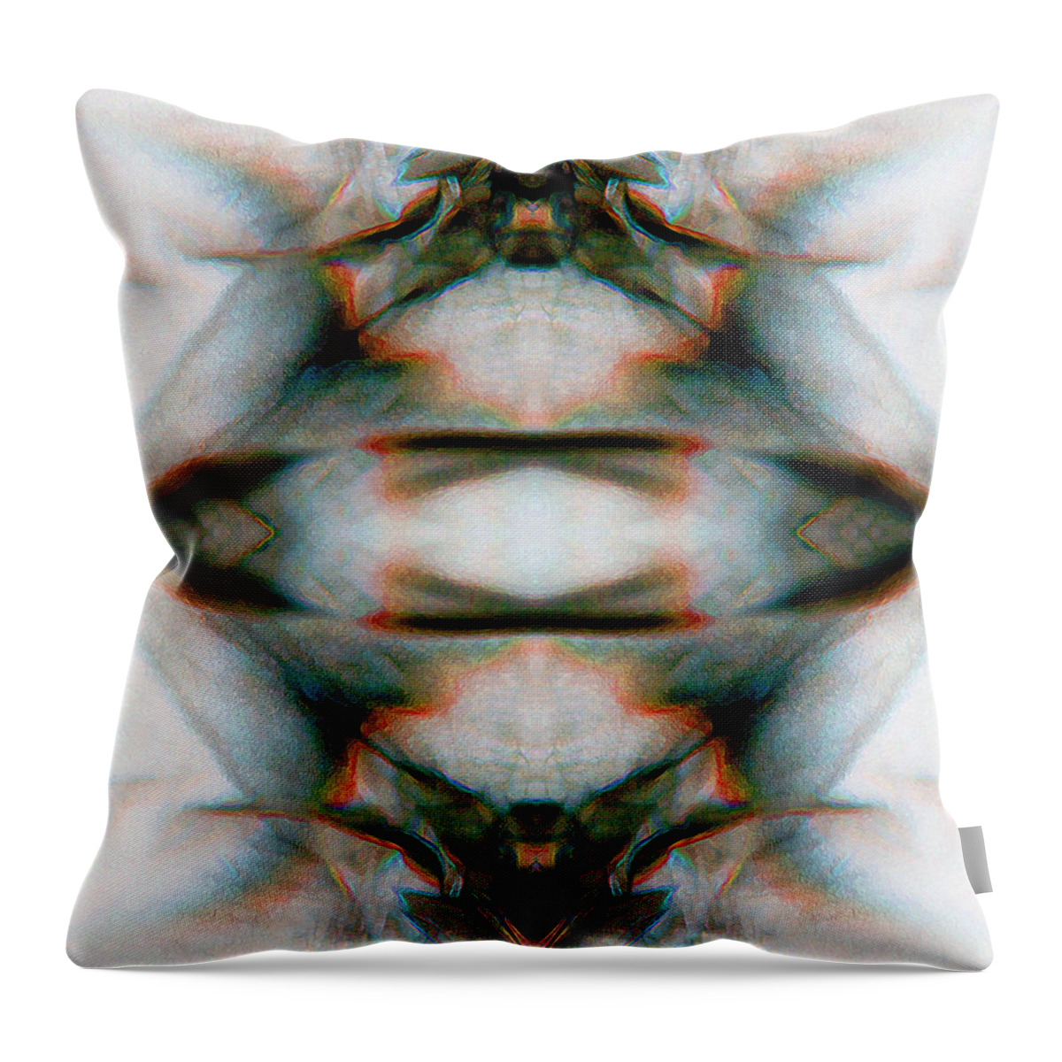 Digital Throw Pillow featuring the digital art Blanket_0022 by Alex W McDonell