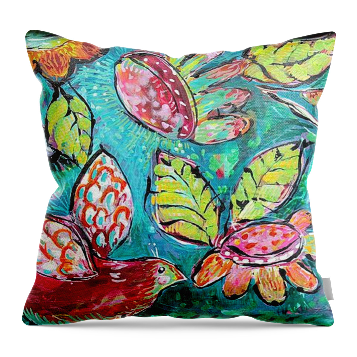 Bloom Throw Pillow featuring the photograph Bloom Grow Shine by DAKRI Sinclair
