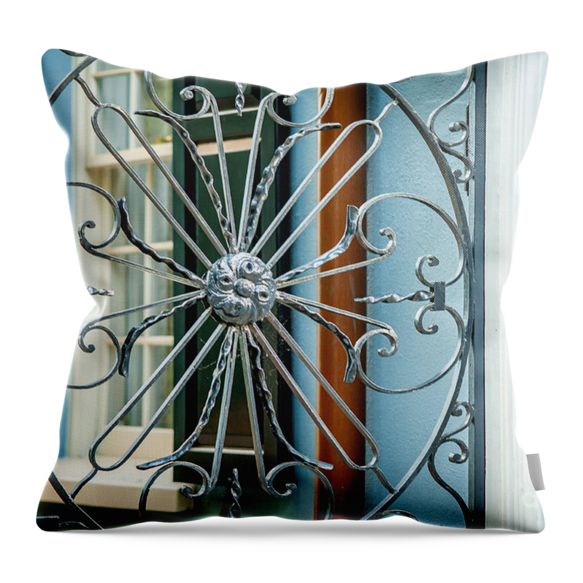 Charleston Battery Throw Pillow featuring the photograph Charleston #1 by Buddy Morrison