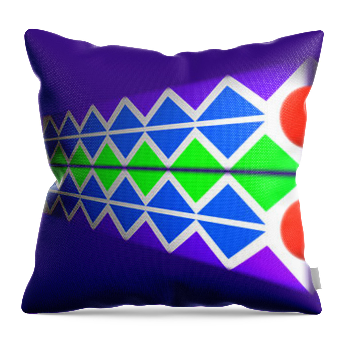 Wall Throw Pillow featuring the painting Blue Remembered Hills by Charles Stuart