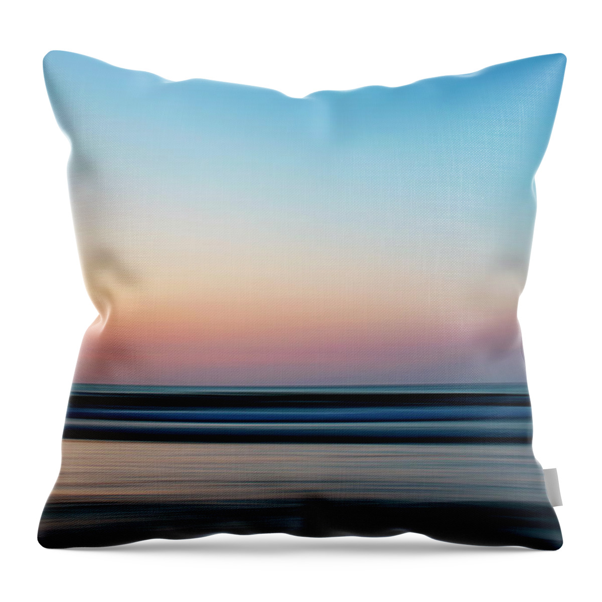 Surfing Throw Pillow featuring the photograph Blurred by Nik West