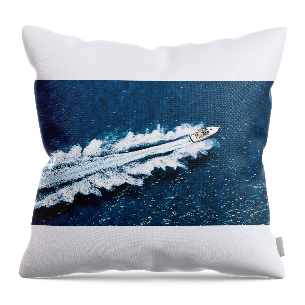 Boat Throw Pillow featuring the photograph Boat by Jackie Russo