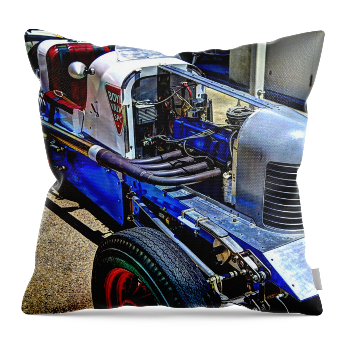 Josh Williams Throw Pillow featuring the photograph Boyle Valve Special Power by Josh Williams
