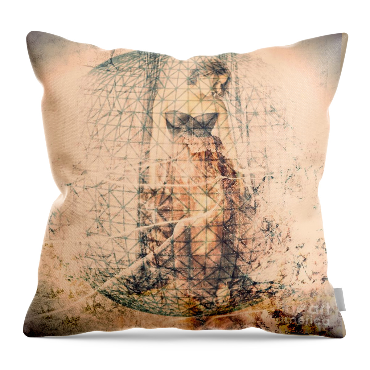  Throw Pillow featuring the photograph Break Away by Jessica S