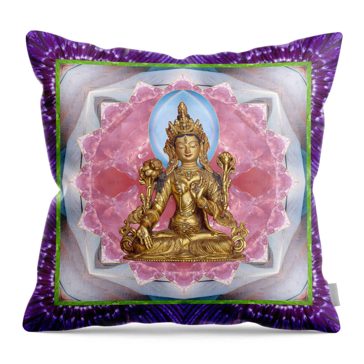 Goddess Throw Pillow featuring the photograph Bright Ally by Bell And Todd