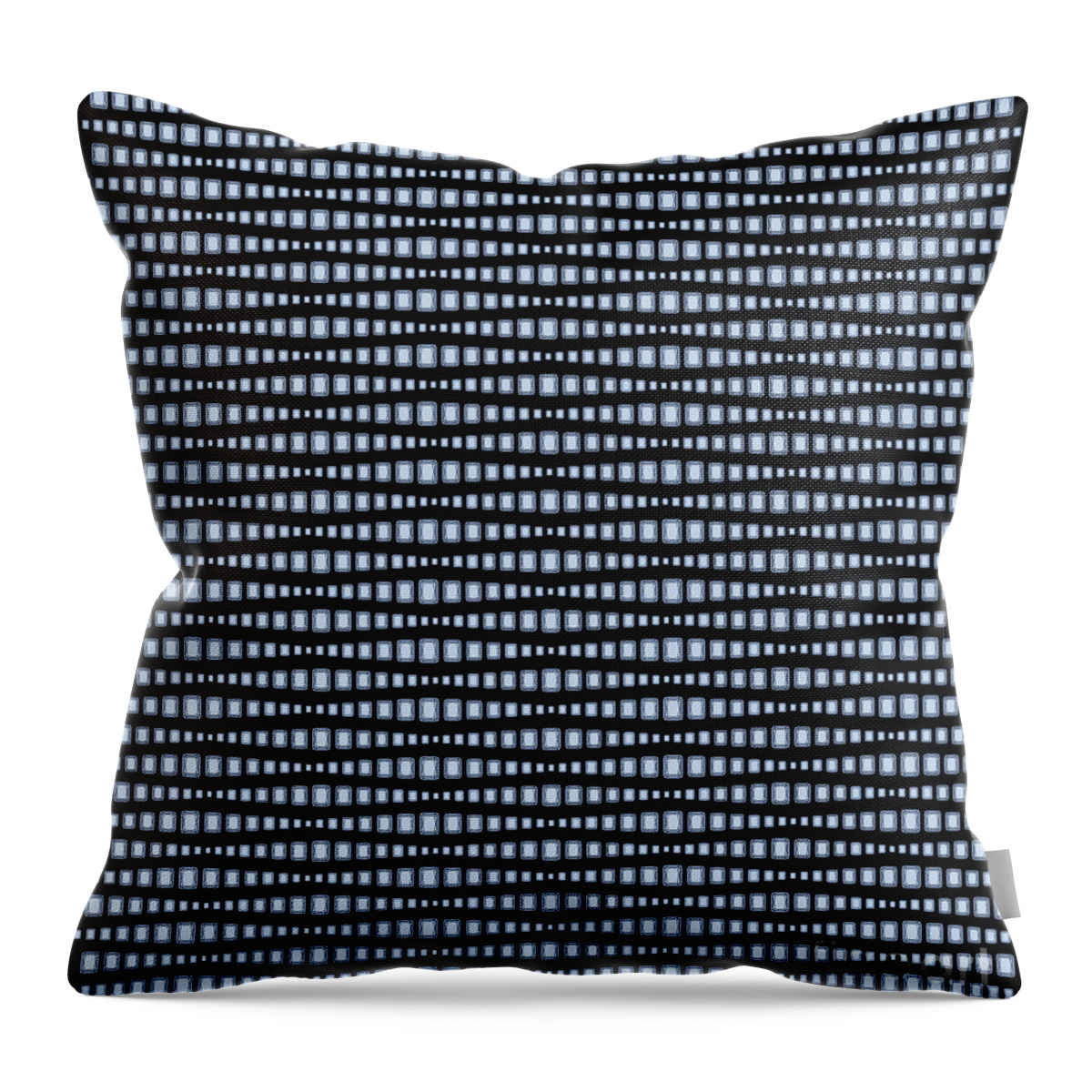 Brilliant Throw Pillow featuring the digital art Brilliant Diamond Pattern by Heather Schaefer