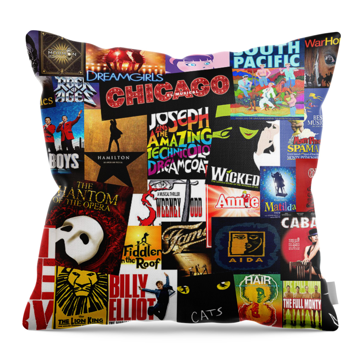 Broadway Throw Pillow featuring the photograph Broadway 3 by Andrew Fare