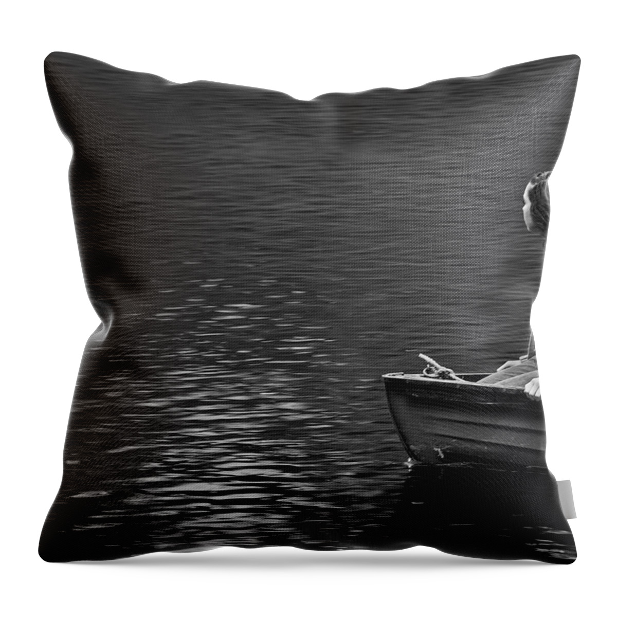 Lady Throw Pillow featuring the photograph Broken Promises by Evelina Kremsdorf