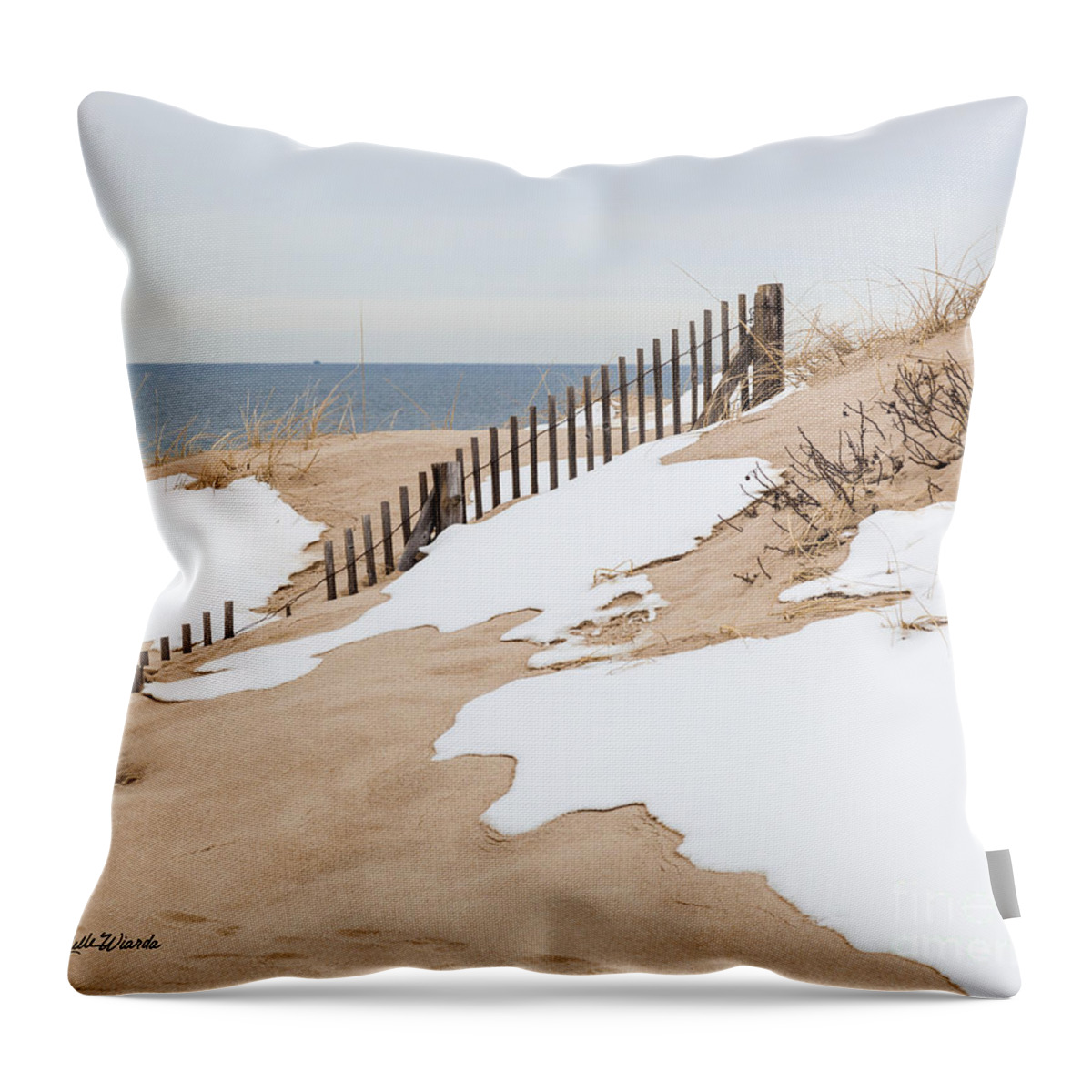 Brutal Beauty Throw Pillow featuring the photograph Brutal Beauty by Michelle Constantine