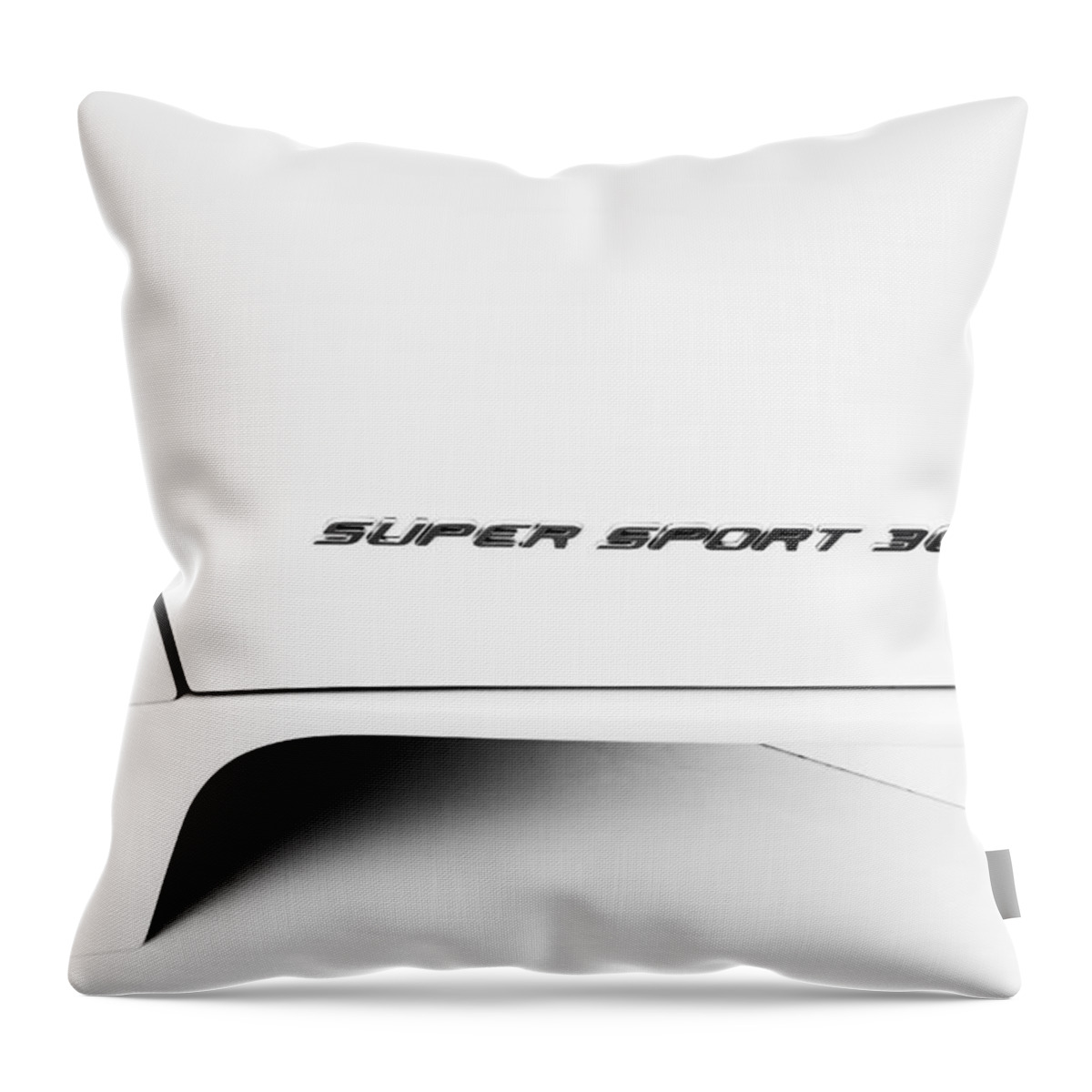Bugatti Throw Pillow featuring the photograph Bugatti-Veyron, Super Sport 300 by Michael Hope