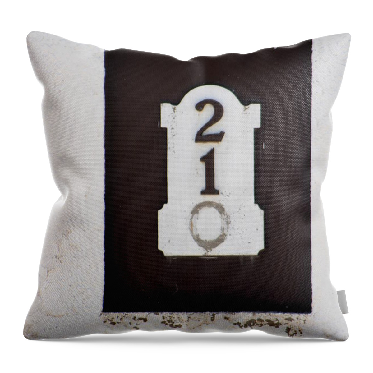 New Mexico Throw Pillow featuring the photograph Building No. 210 by Colleen Cornelius