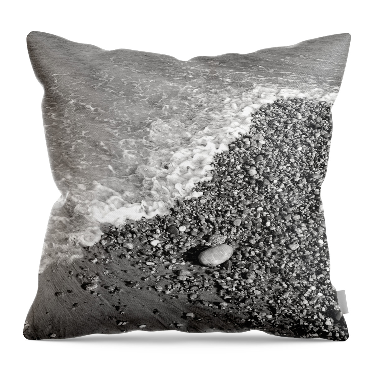 Sand Throw Pillow featuring the photograph Bw2 by Charles Harden