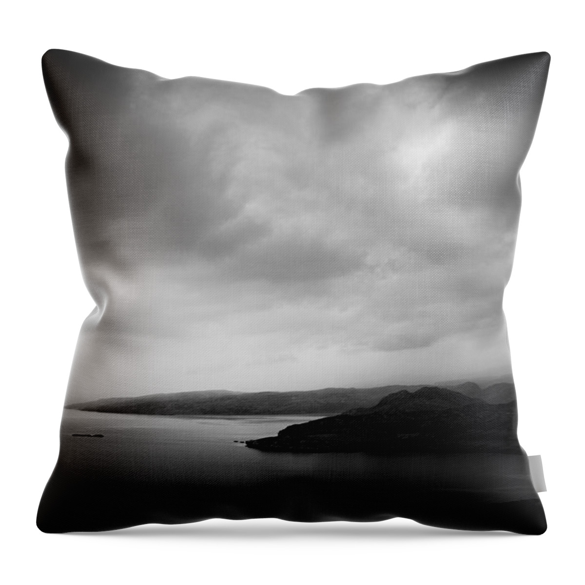 Applecross Peninsula Throw Pillow featuring the photograph By The Loch by Dorit Fuhg