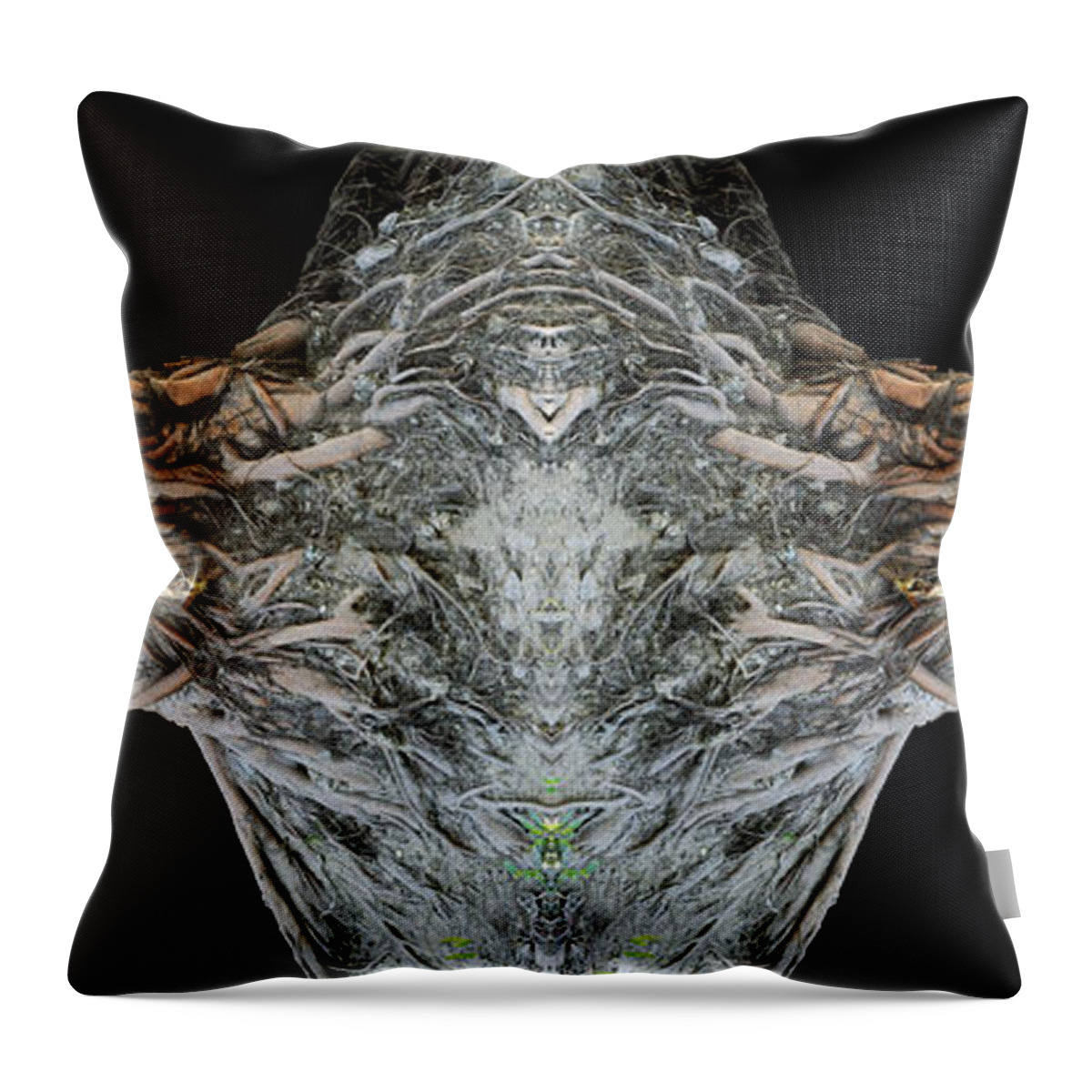 Root Throw Pillow featuring the photograph By the root by Sumit Mehndiratta