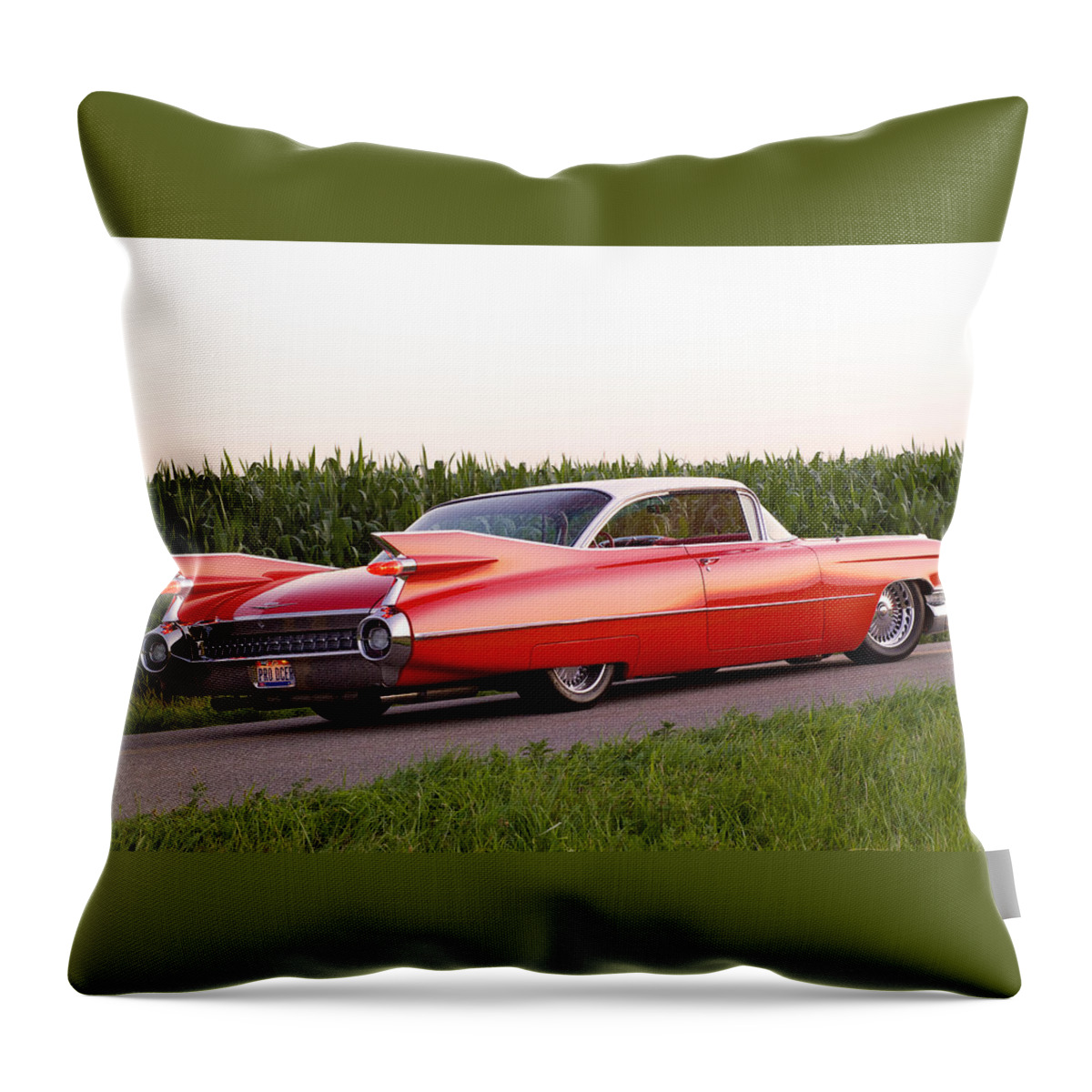 Cadillac Eldorado Throw Pillow featuring the photograph Cadillac Eldorado by Jackie Russo