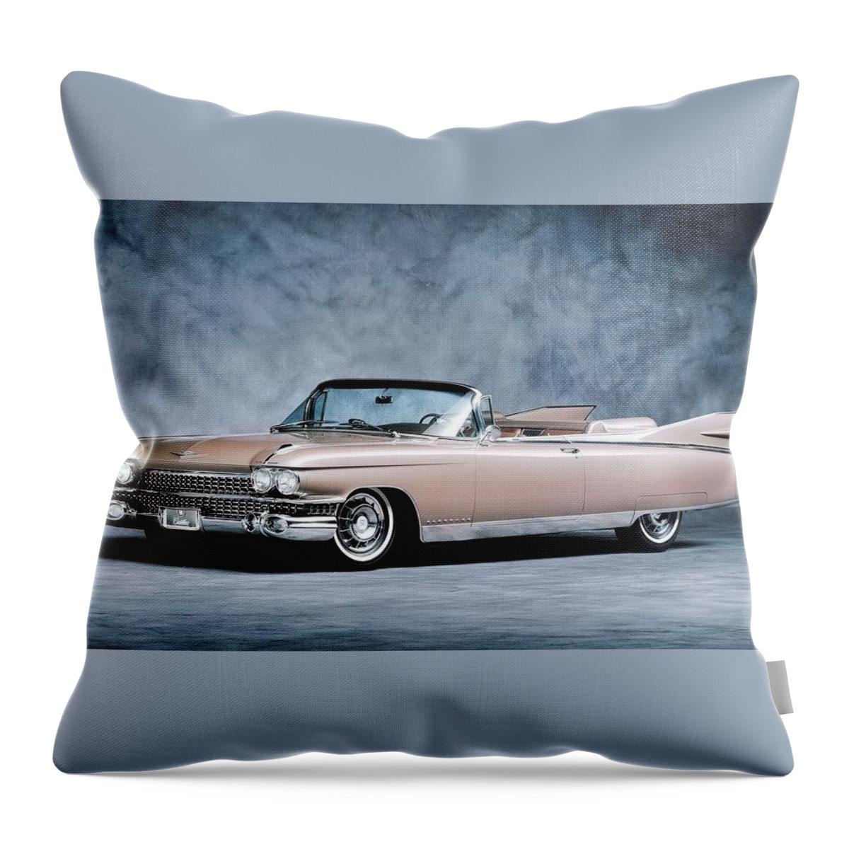 Cadillac Eldorado Throw Pillow featuring the photograph Cadillac Eldorado by Mariel Mcmeeking