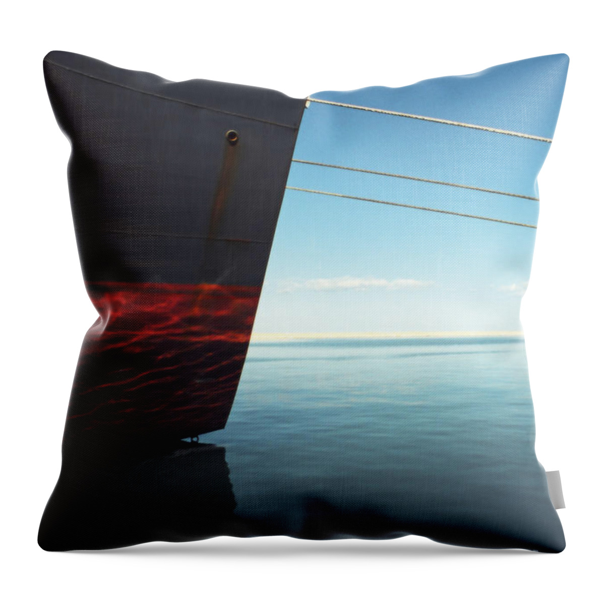 Marc Nader Photo Art Throw Pillow featuring the photograph Call Of The Distant Shores by Marc Nader