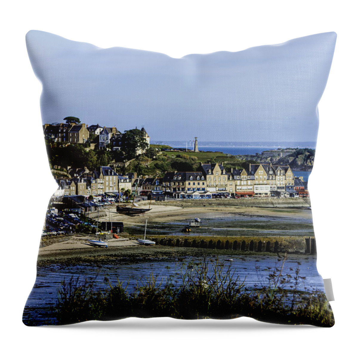 2015 Throw Pillow featuring the photograph Cancale by PatriZio M Busnel