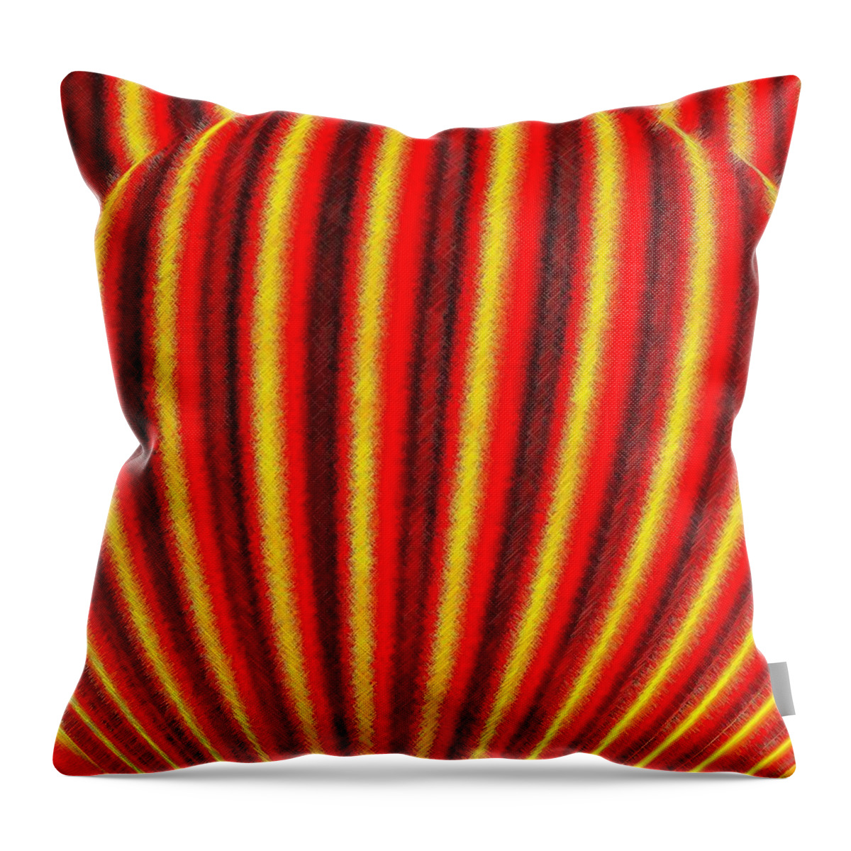Abstract Throw Pillow featuring the digital art Candid Color 9 by Will Borden