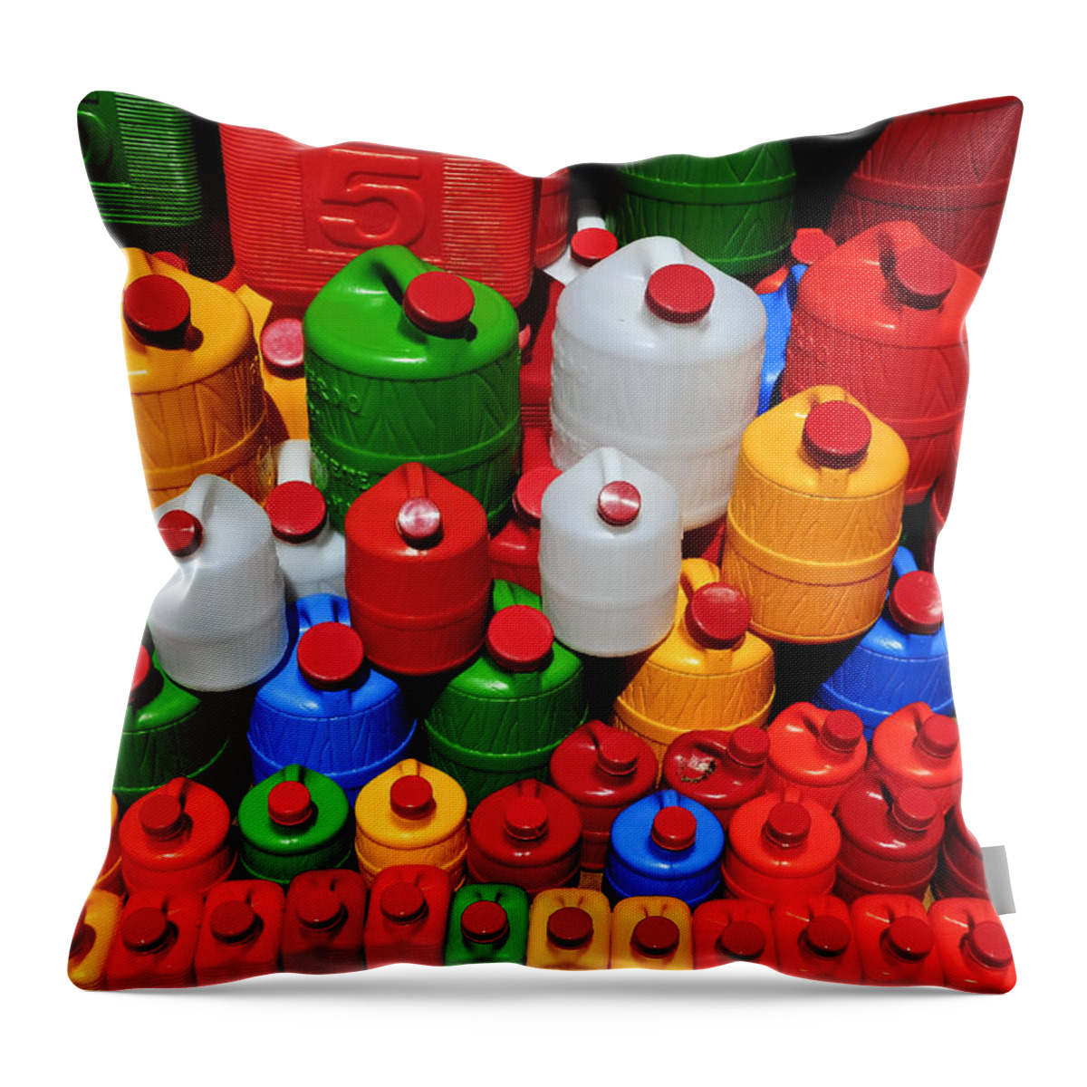 Plastic Throw Pillow featuring the photograph Candy Land by Skip Hunt
