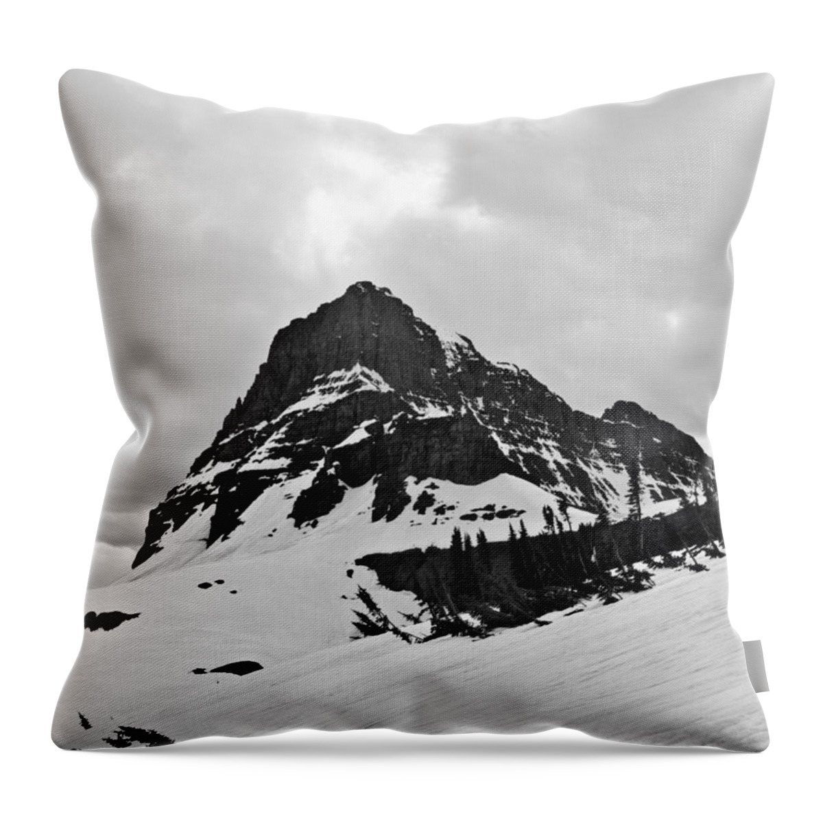 Glacier Throw Pillow featuring the photograph Cannon Mountain by Jedediah Hohf
