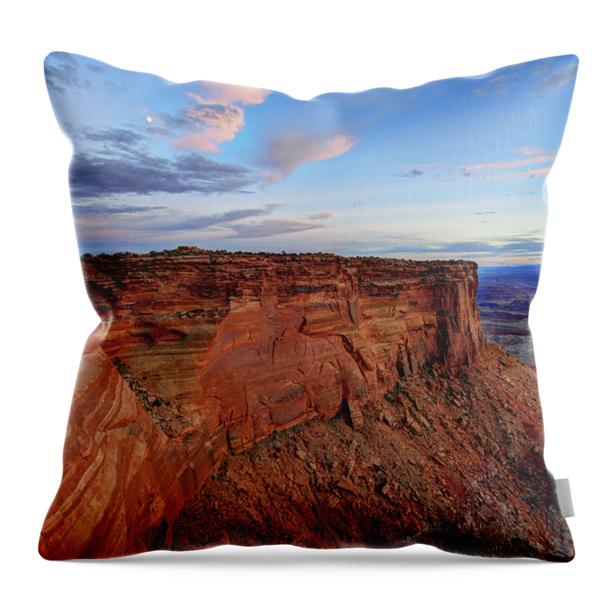 Canyonlands Delight Throw Pillow featuring the photograph Canyonlands Delight by Chad Dutson