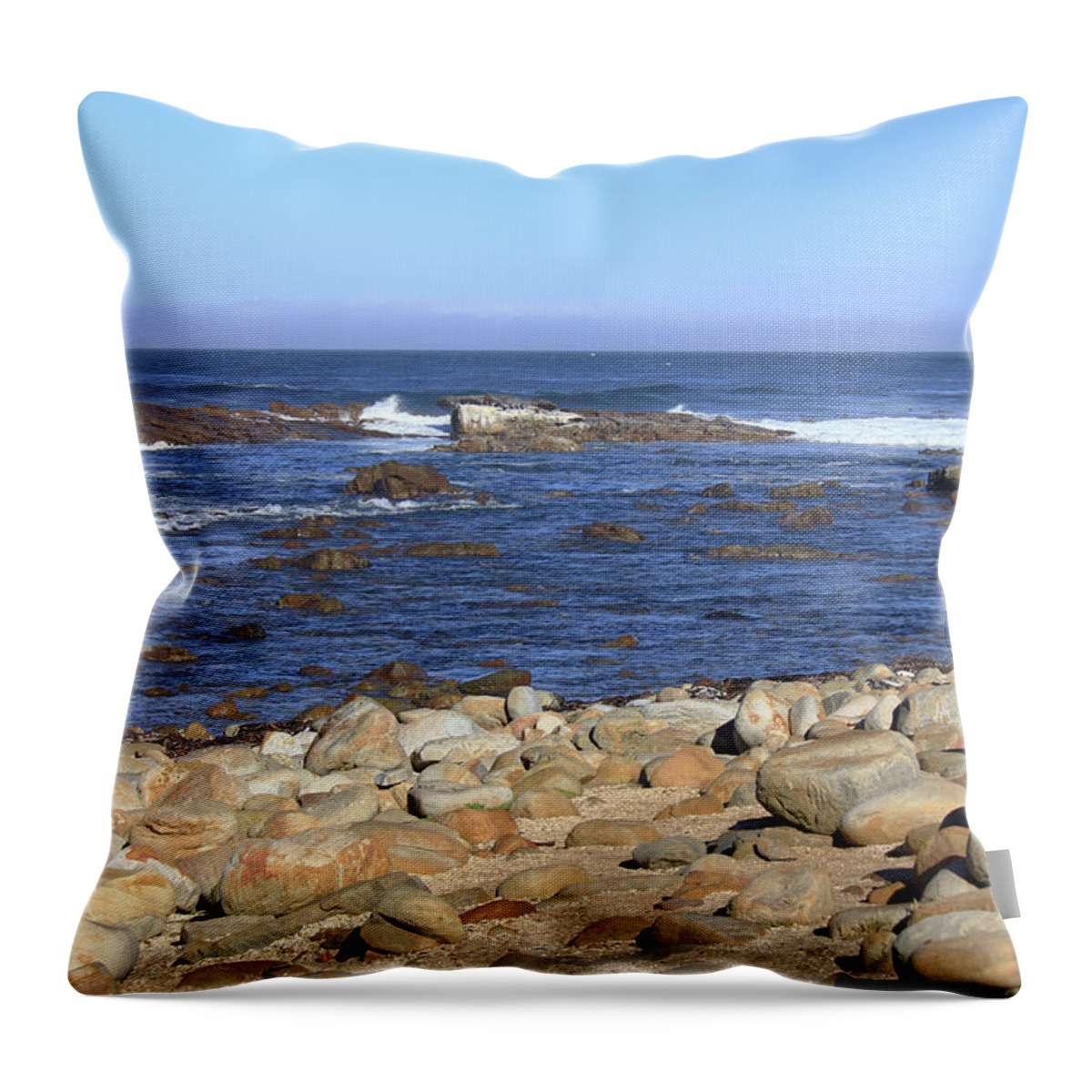 Cape Of Good Hope Throw Pillow featuring the photograph Cape of Good Hope - 2 by Richard Krebs