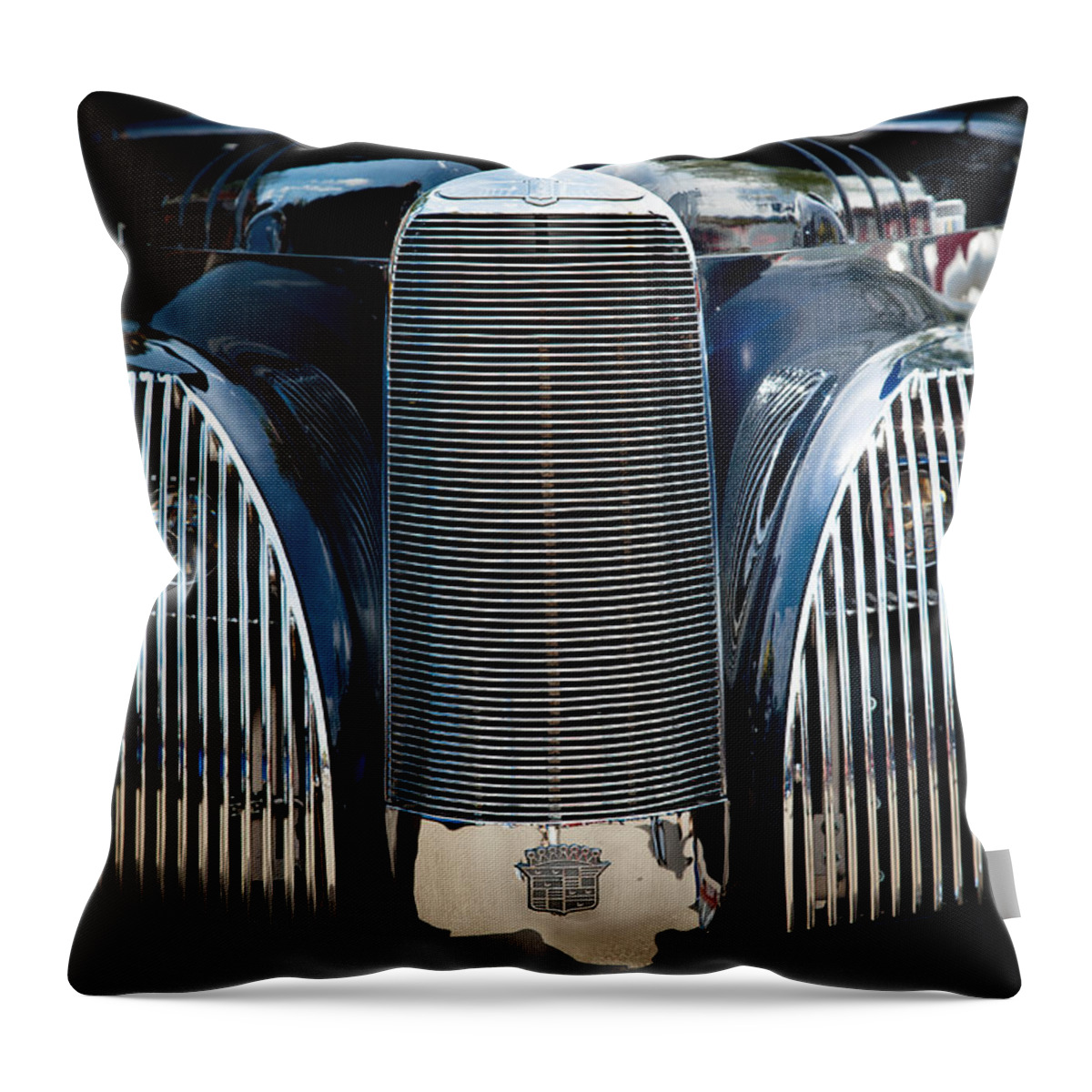 Car Throw Pillow featuring the photograph Car no.13 - Cadillac by Niels Nielsen