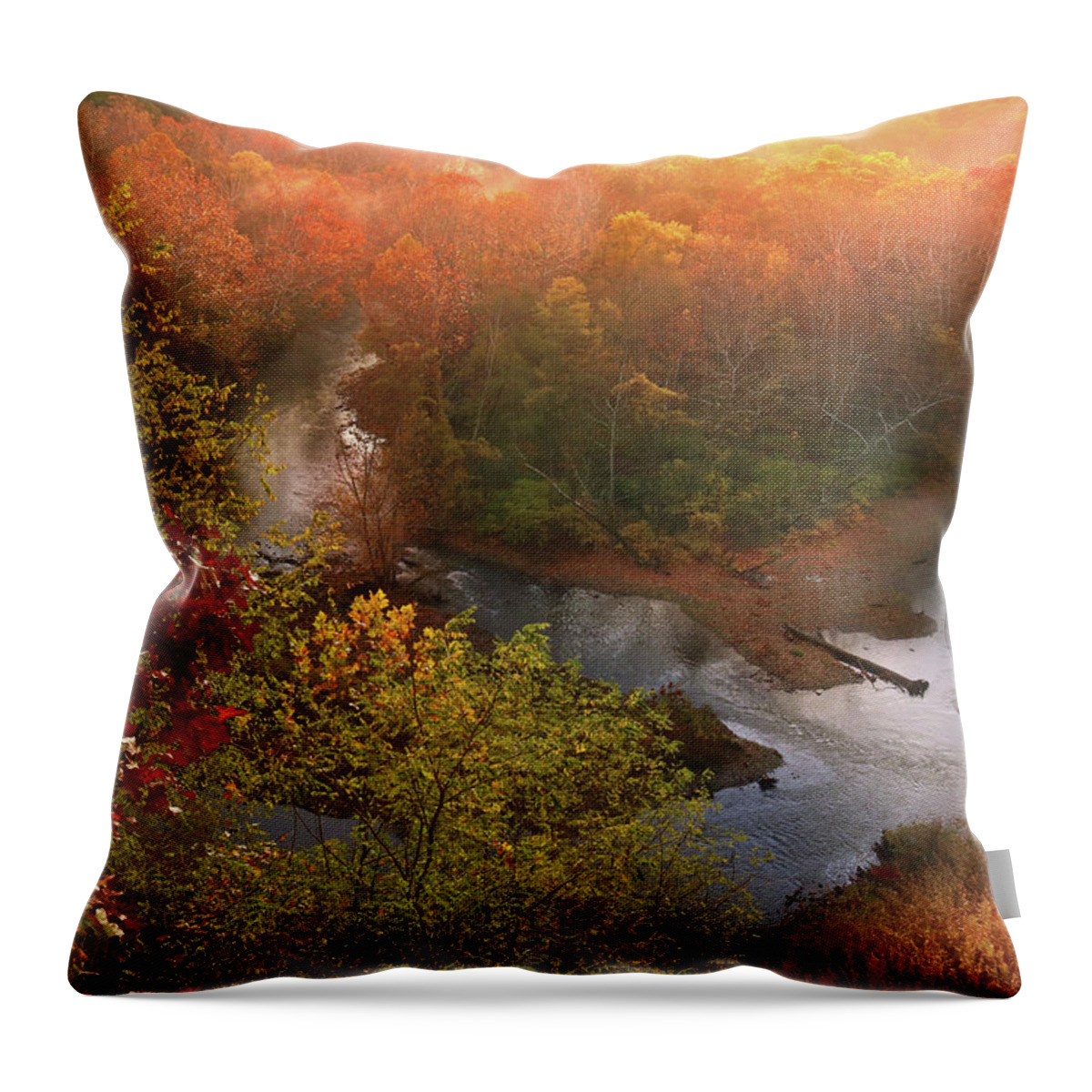  Throw Pillow featuring the photograph Cascade Valley Sunrise by Rob Blair