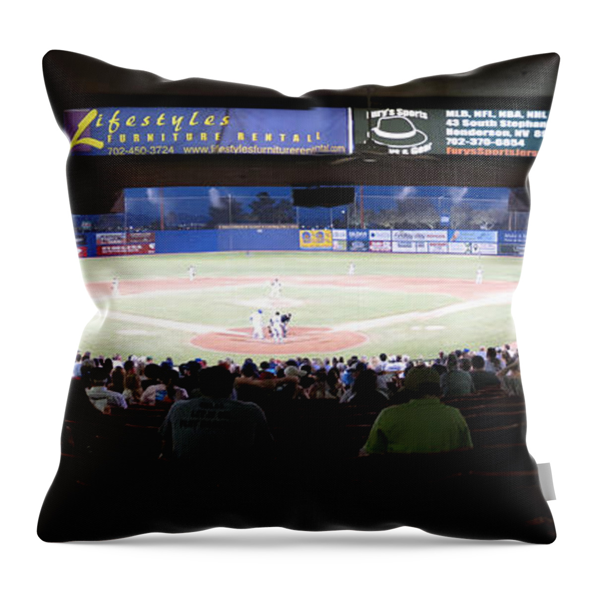 Throw Pillow featuring the photograph Cashman by Carl Wilkerson