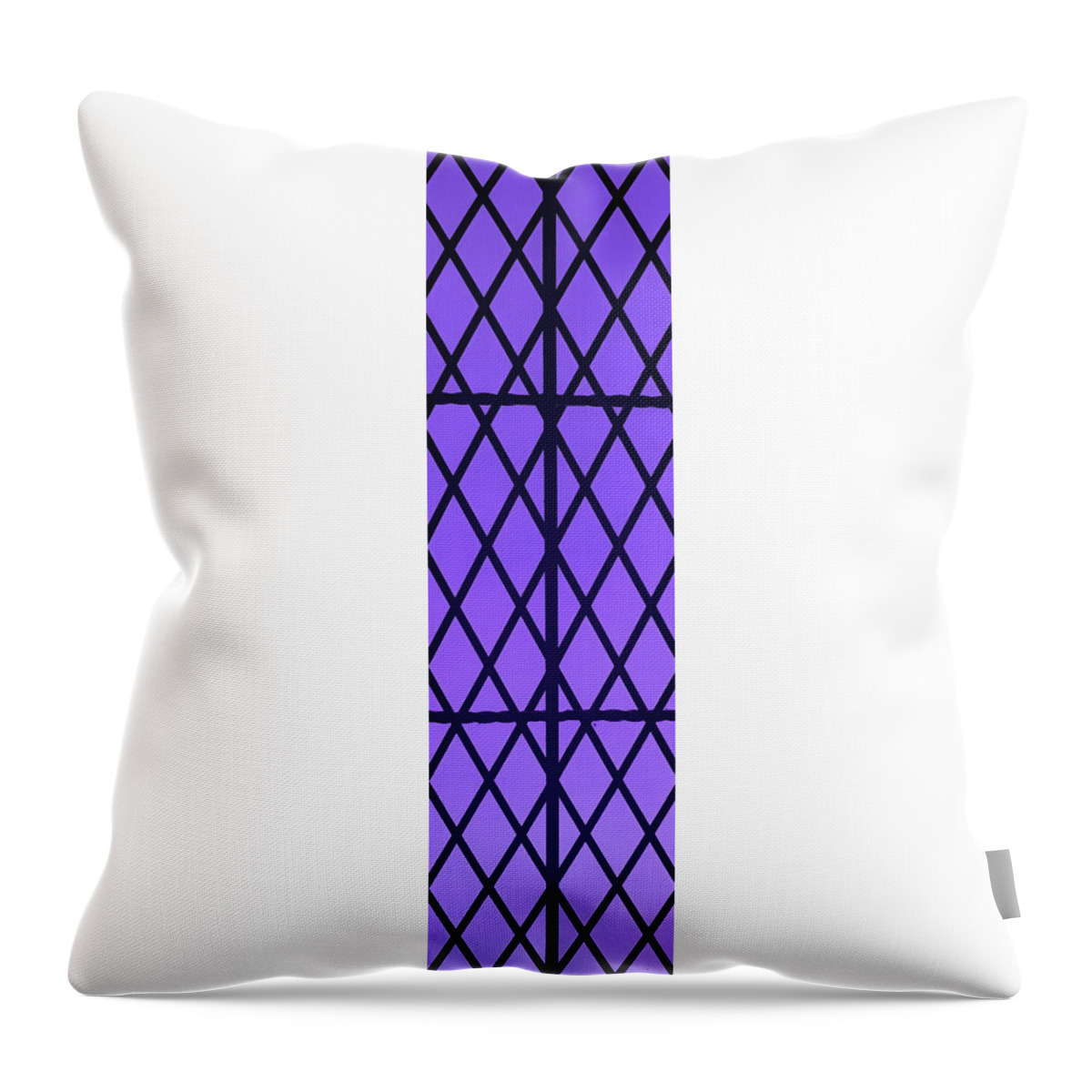 Window Throw Pillow featuring the photograph Castle Window Purple by Aimee L Maher ALM GALLERY