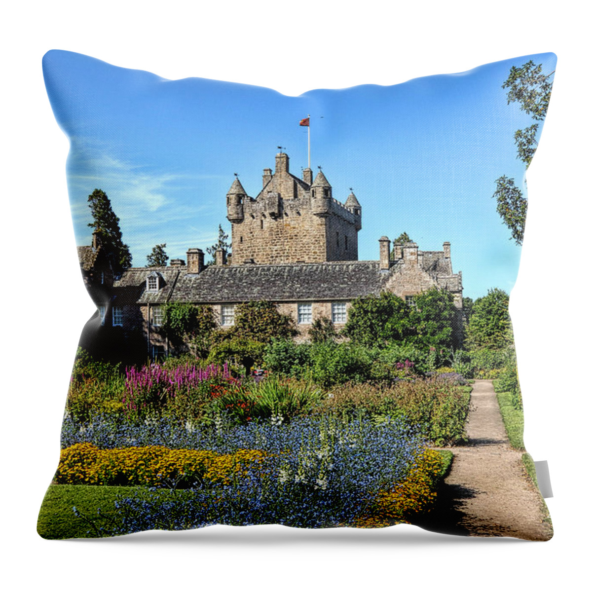 Aigas Throw Pillow featuring the photograph Cawdor Castle by Leon Roland