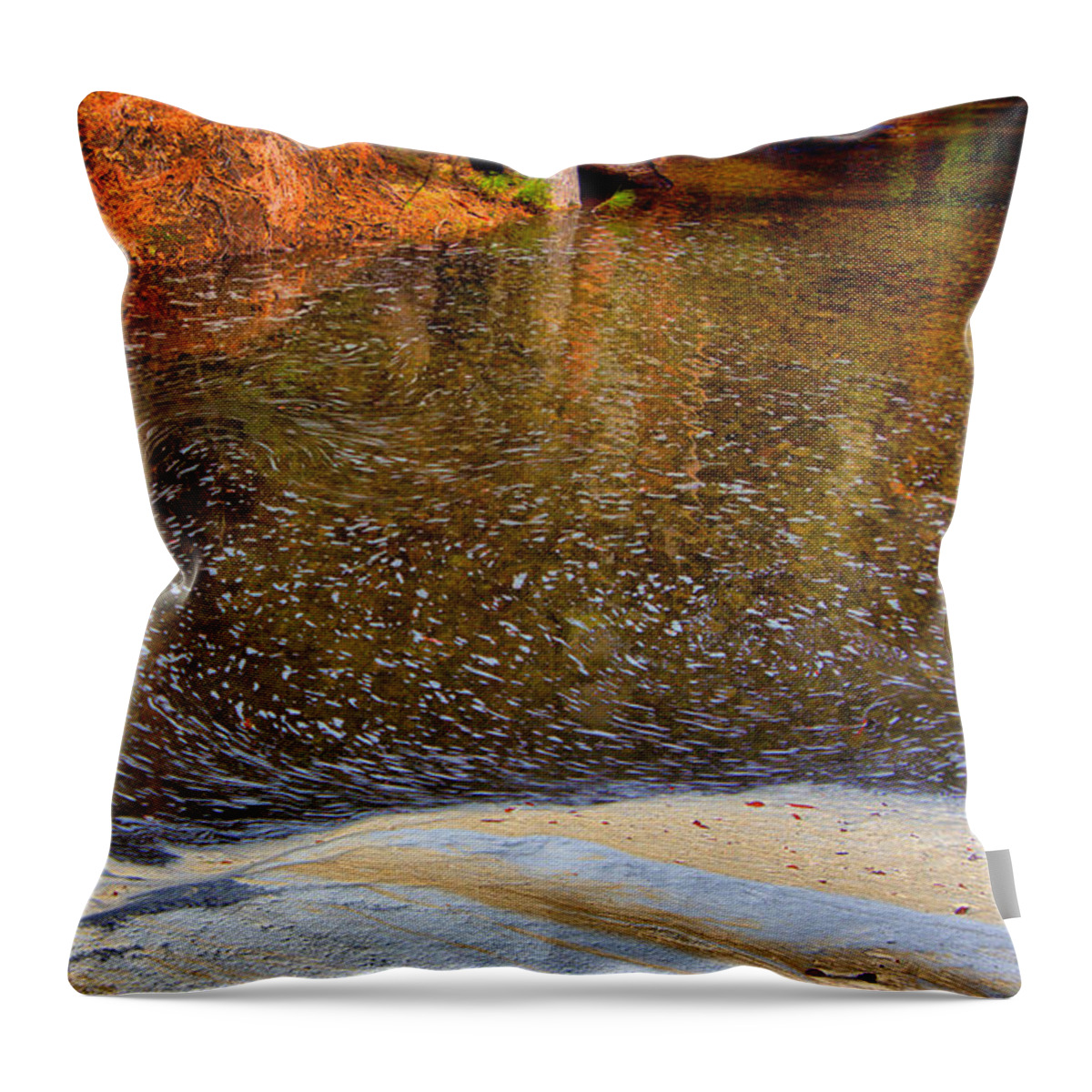 Celestial Throw Pillow featuring the photograph Celestial Water by Josephine Buschman