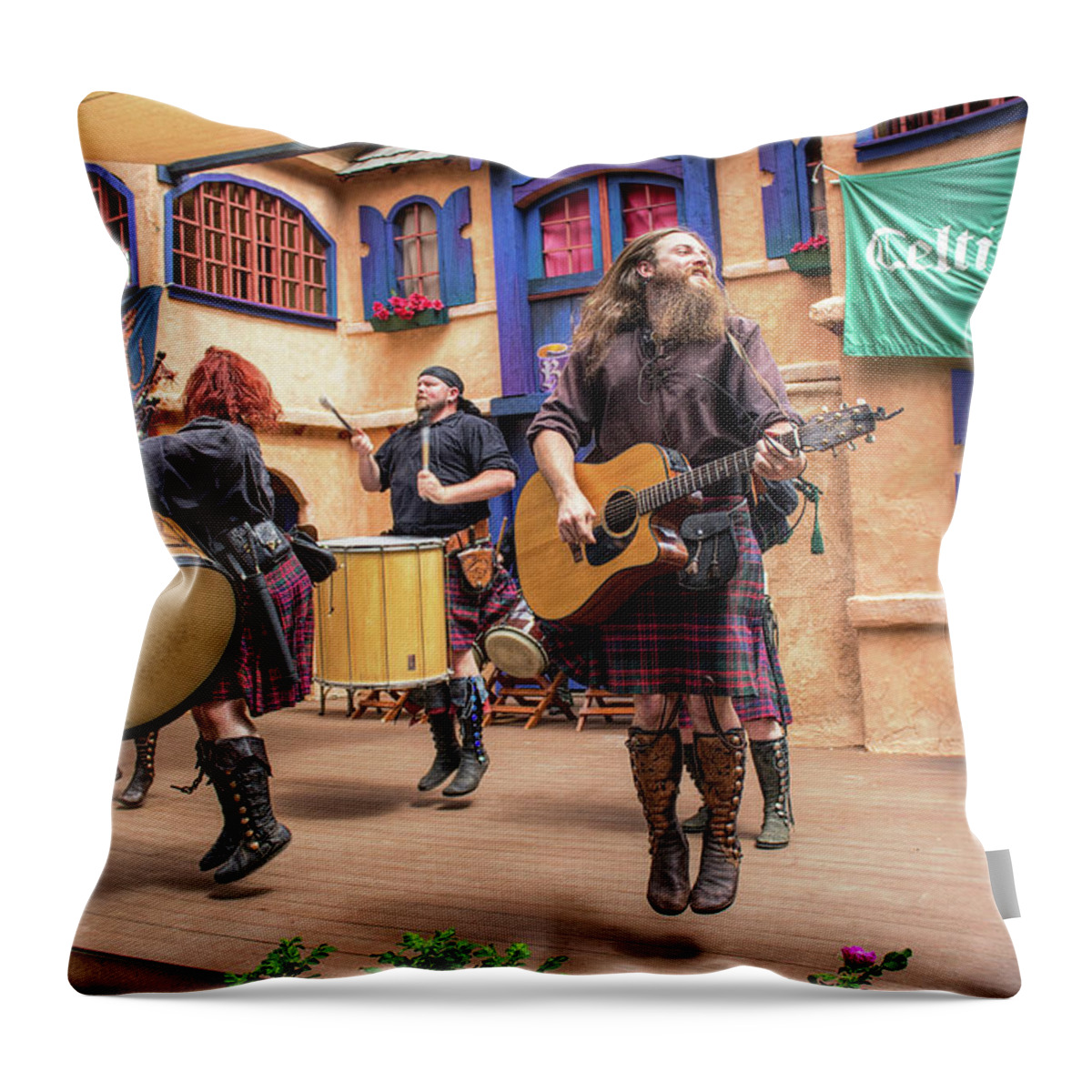 Celtic Throw Pillow featuring the photograph Celtic Legacy by Lorraine Baum