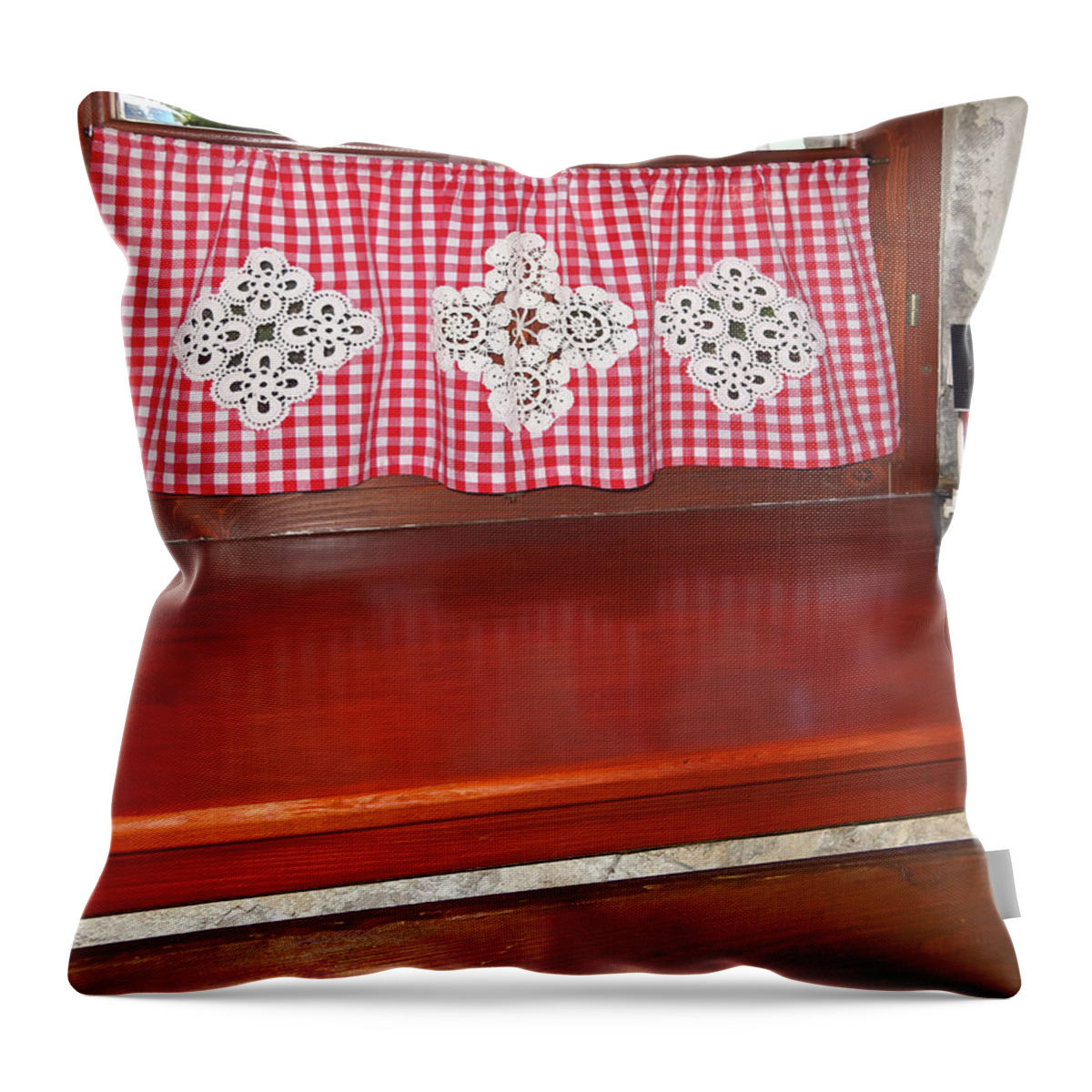 Window Throw Pillow featuring the photograph Charming Window by Sally Weigand