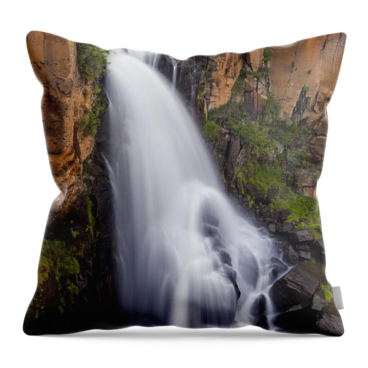 Waterfall Throw Pillow featuring the photograph Chasing Waterfalls by Tim Reaves