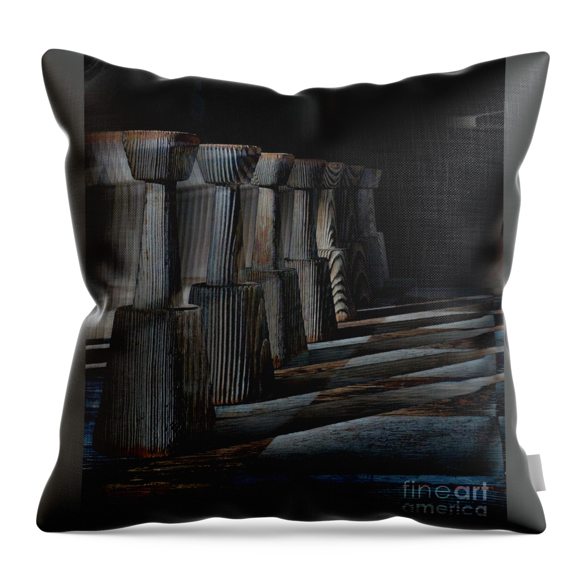 Contest Winner Throw Pillow featuring the photograph Checkmate by Jenny Revitz Soper