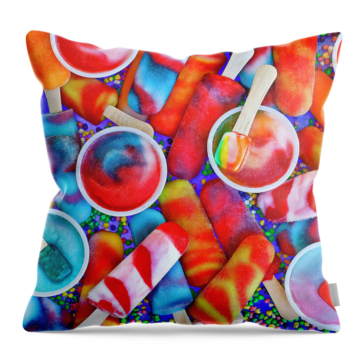Jigsaw Puzzle Throw Pillow featuring the photograph Chill by Carole Gordon