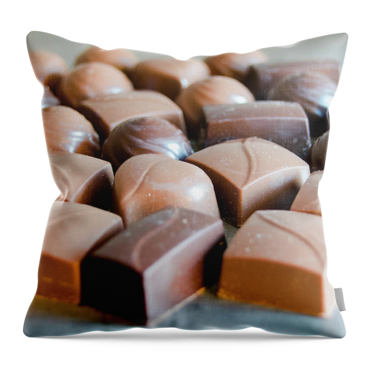 Variety Throw Pillow featuring the photograph Chocolate 6 by Andrea Anderegg