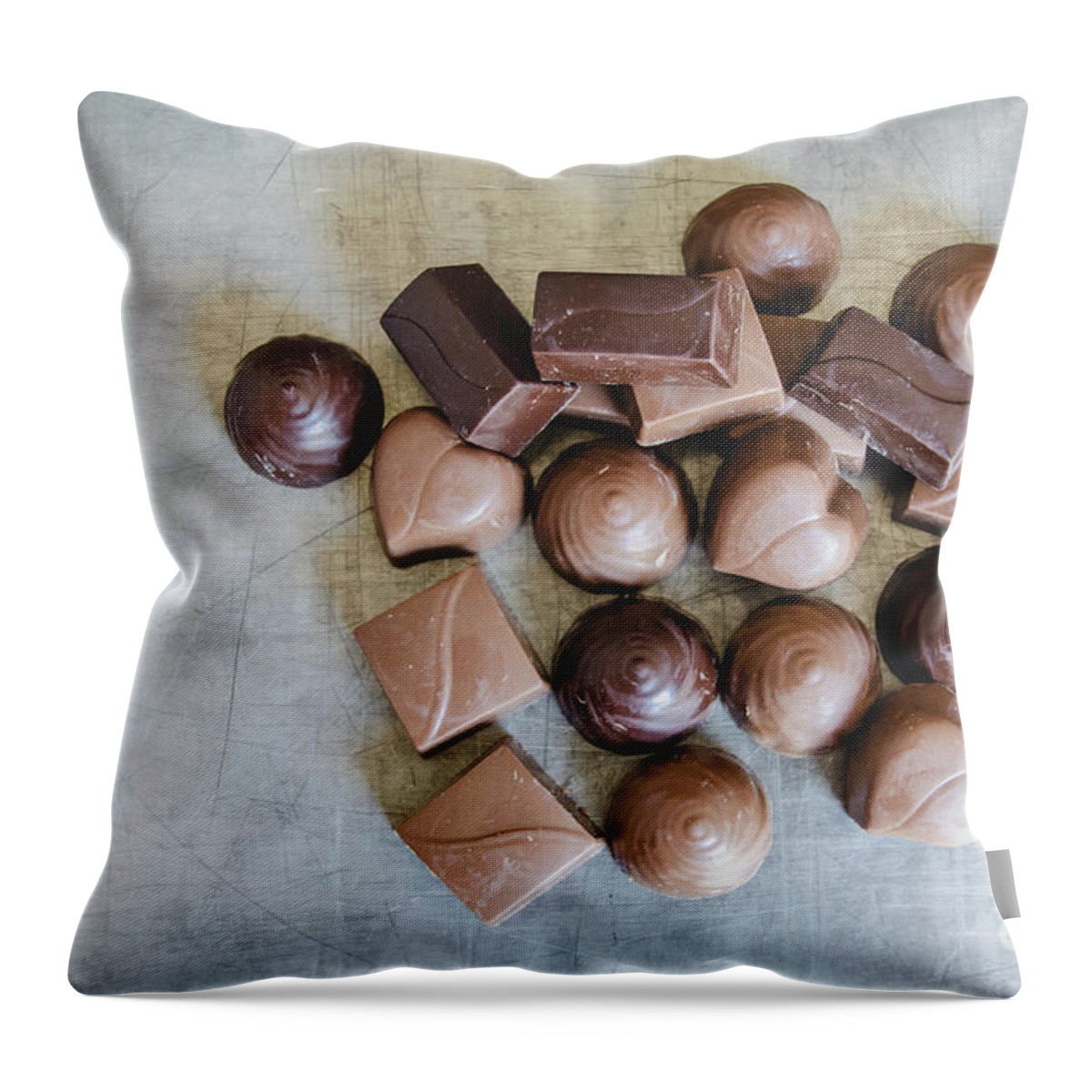 Variety Throw Pillow featuring the photograph Chocolate 7 by Andrea Anderegg