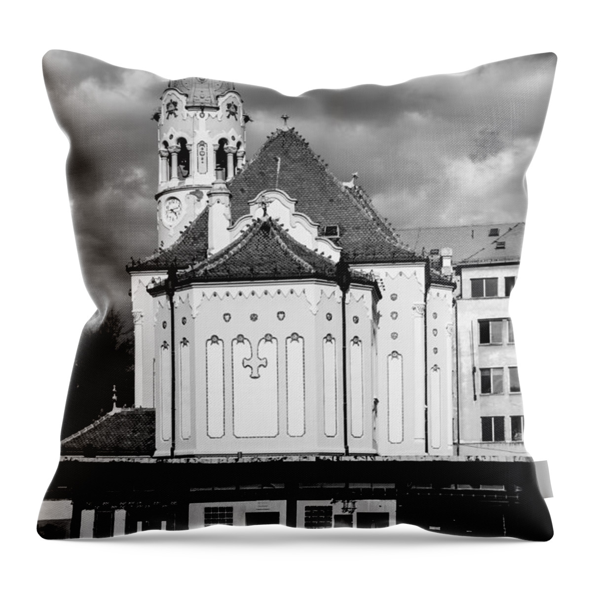 Church Throw Pillow featuring the photograph Church by Mato Mato