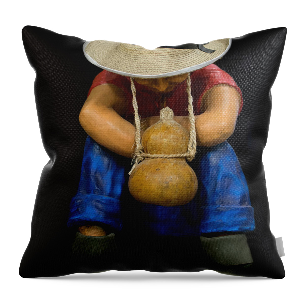 Cipote Throw Pillow featuring the photograph Cipote by Totto Ponce